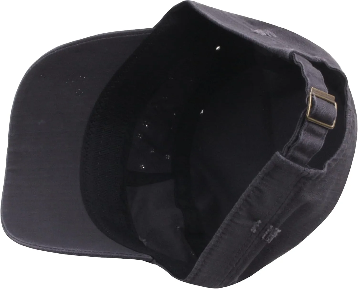 RaOn A213 Ripped Round Dome Studs Rivet Spike Spots Army Cap Golf Club Cadet Military