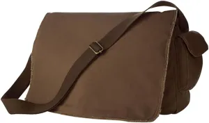 Raw Edge Messenger Bag, JAVA, One Size