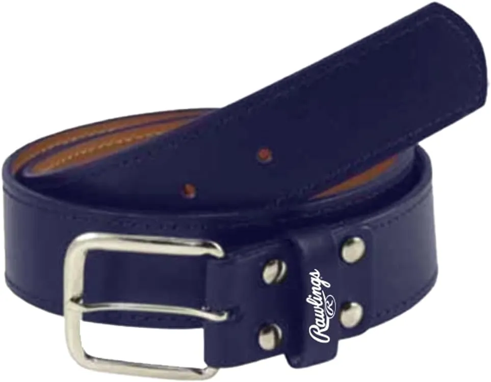 Rawlings | PRO LEATHER Baseball Belt | Adult Sizes | Multiple Colors