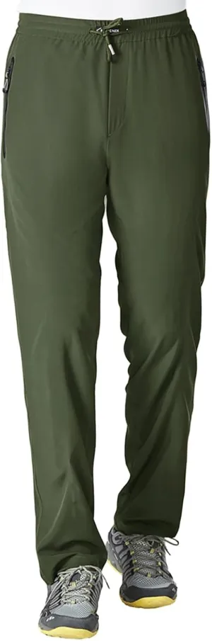 Rdruko Men's Casual Pants Lightweight Quick Dry Hiking Running Workout Outdoor Sports Sweat Pants