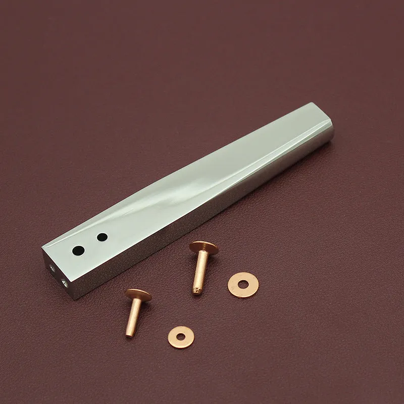 Red copper nail mounting rod American rivet fixing installation tool Nail striking mold Manual DIY leather tool