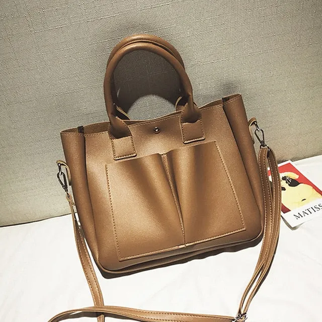Ring Shoulder Totes Detailed Handbag Leather Women Messenger Bag Crossbody Fashion Top Metal Handle PU Vintage Tassel Rapid issue resolution Women Bags Bags