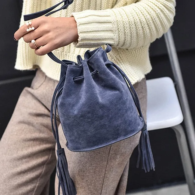 Ring Shoulder Totes Detailed Handbag Leather Women Messenger Bag Crossbody Fashion Top Metal Handle PU Vintage Tassel Rapid issue resolution Women Bags Bags