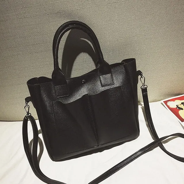Ring Shoulder Totes Detailed Handbag Leather Women Messenger Bag Crossbody Fashion Top Metal Handle PU Vintage Tassel Rapid issue resolution Women Bags Bags