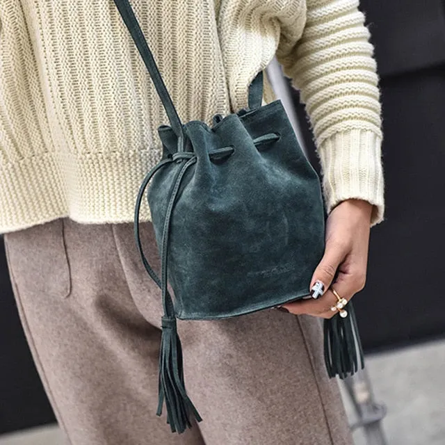 Ring Shoulder Totes Detailed Handbag Leather Women Messenger Bag Crossbody Fashion Top Metal Handle PU Vintage Tassel Rapid issue resolution Women Bags Bags
