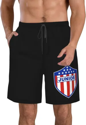 Rionegro Águilas Men's Beach Pants Board Shorts Quick Dry Swim Trunks with Pockets
