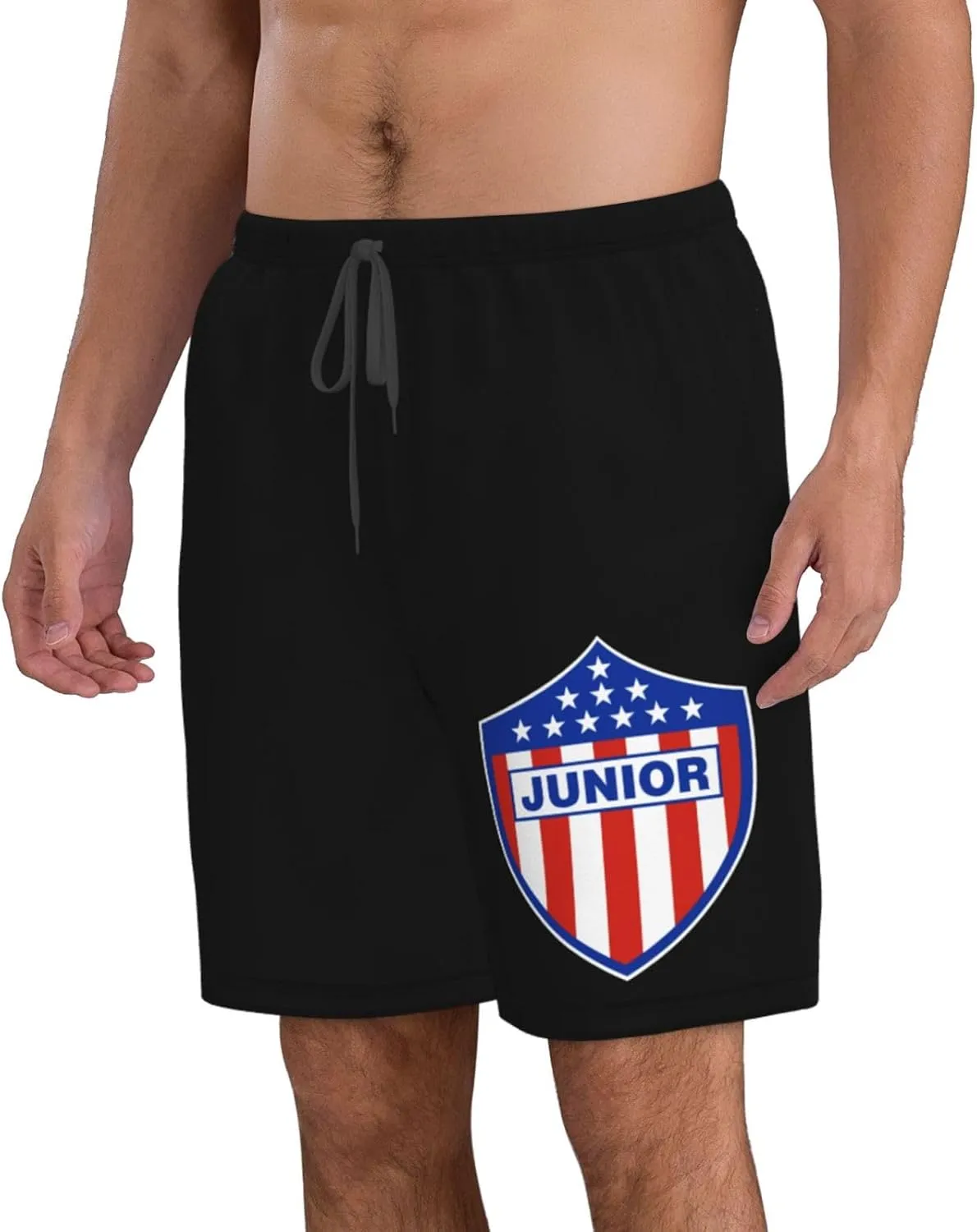 Rionegro Águilas Men's Beach Pants Board Shorts Quick Dry Swim Trunks with Pockets