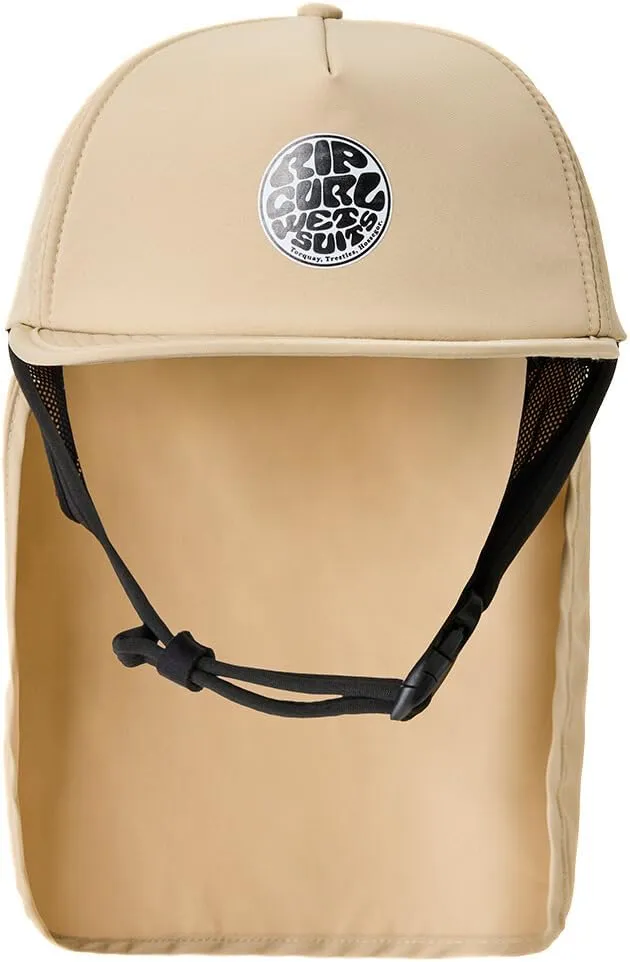 Rip Curl Men's UPF 50  Quick Dry High Profile Surf Hat with Removable Neck Flap