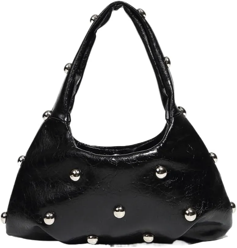 Rivet handbag dumpling bag shoulder bag metal lady bag