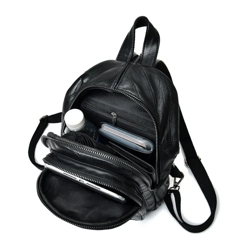 Rivet Leather Backpack