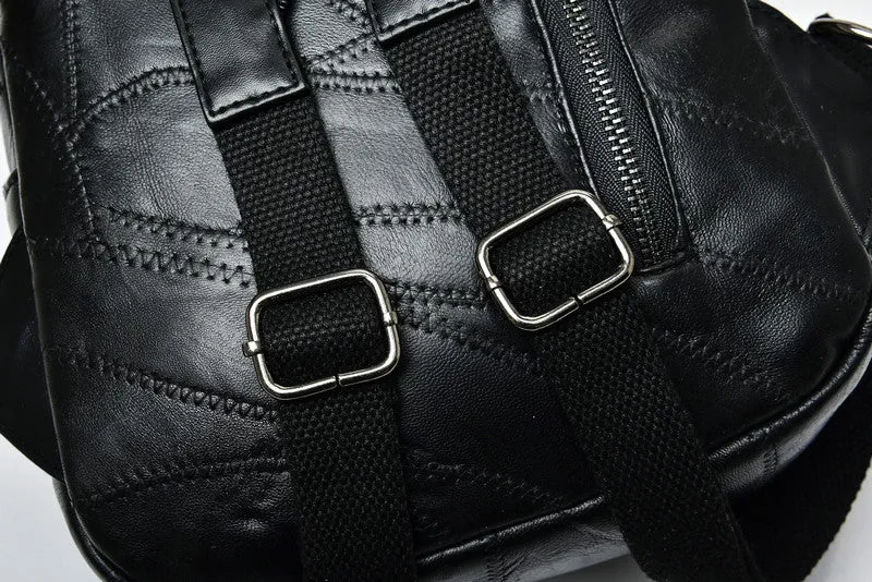 Rivet Leather Backpack