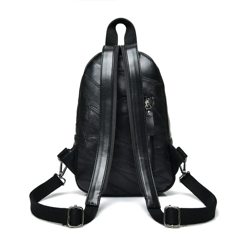 Rivet Leather Backpack