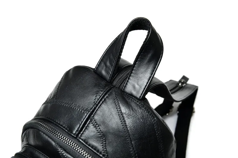 Rivet Leather Backpack