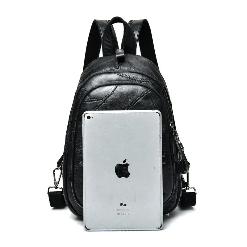 Rivet Leather Backpack
