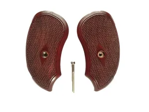 Rosewood Checkered Bond Arms Derringer Grips