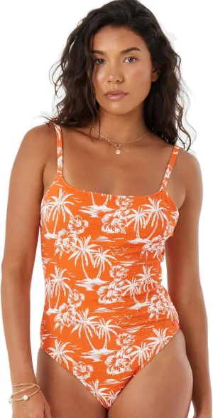 Roxy Women's One Piece Swimsuit – Tummy Control Bathing Suit, Removable Cups, Quick-Dry Fabric