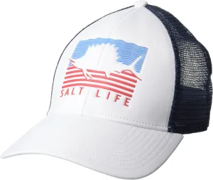 Salt Life Men's Sailin Flags Mesh Hat