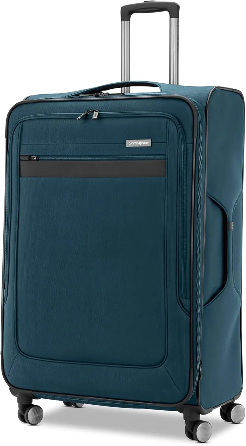 Samsonite Ascella 3.0 Softside Expandable Luggage with Spinner Wheels, 3-Piece Set (20/25/28), Teal/Black