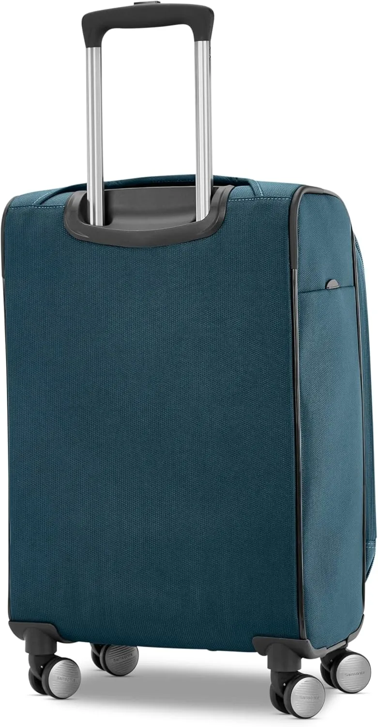 Samsonite Ascella 3.0 Softside Expandable Luggage with Spinner Wheels, 3-Piece Set (20/25/28), Teal/Black