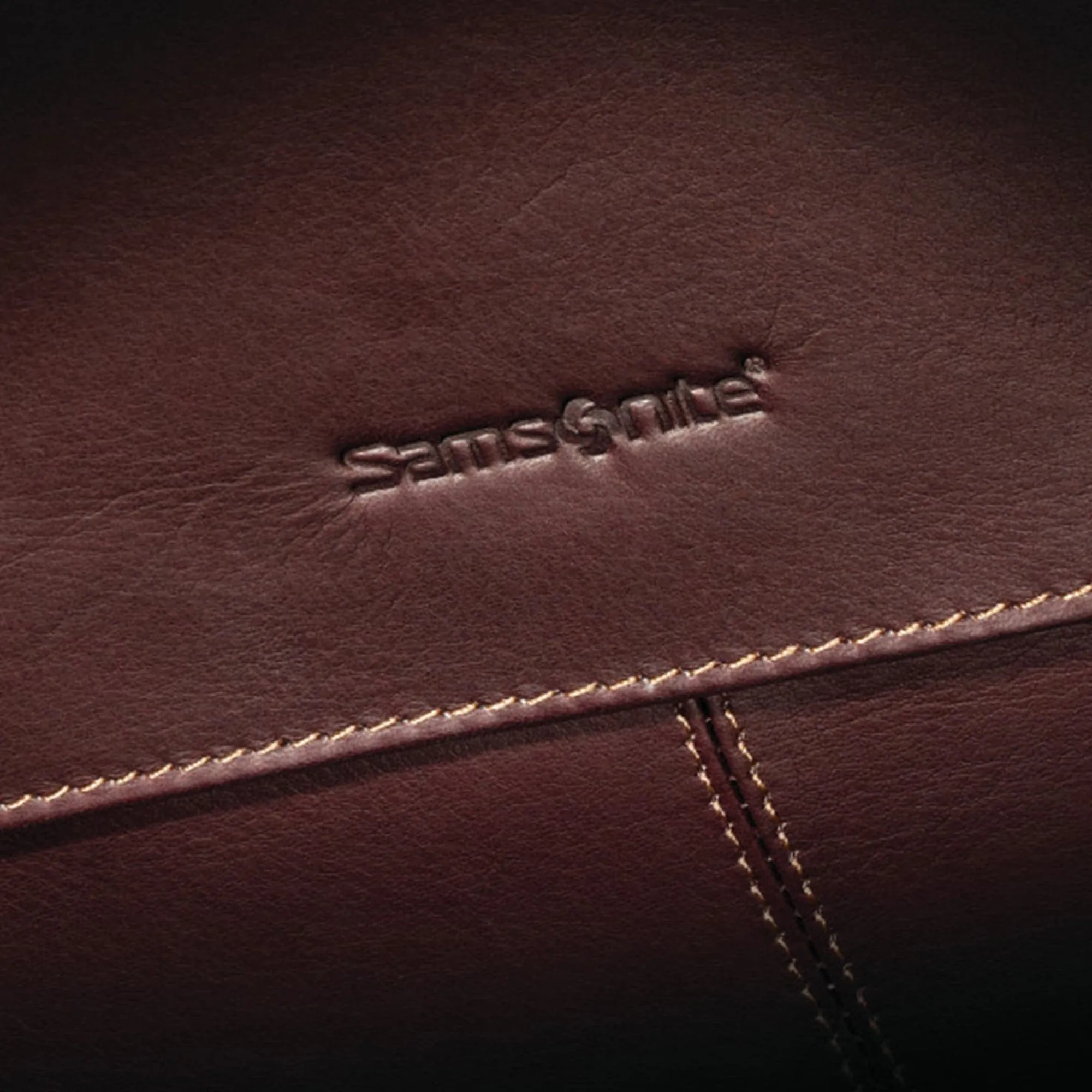 Samsonite Leather Business Cases Colombian Leather Flapover Case