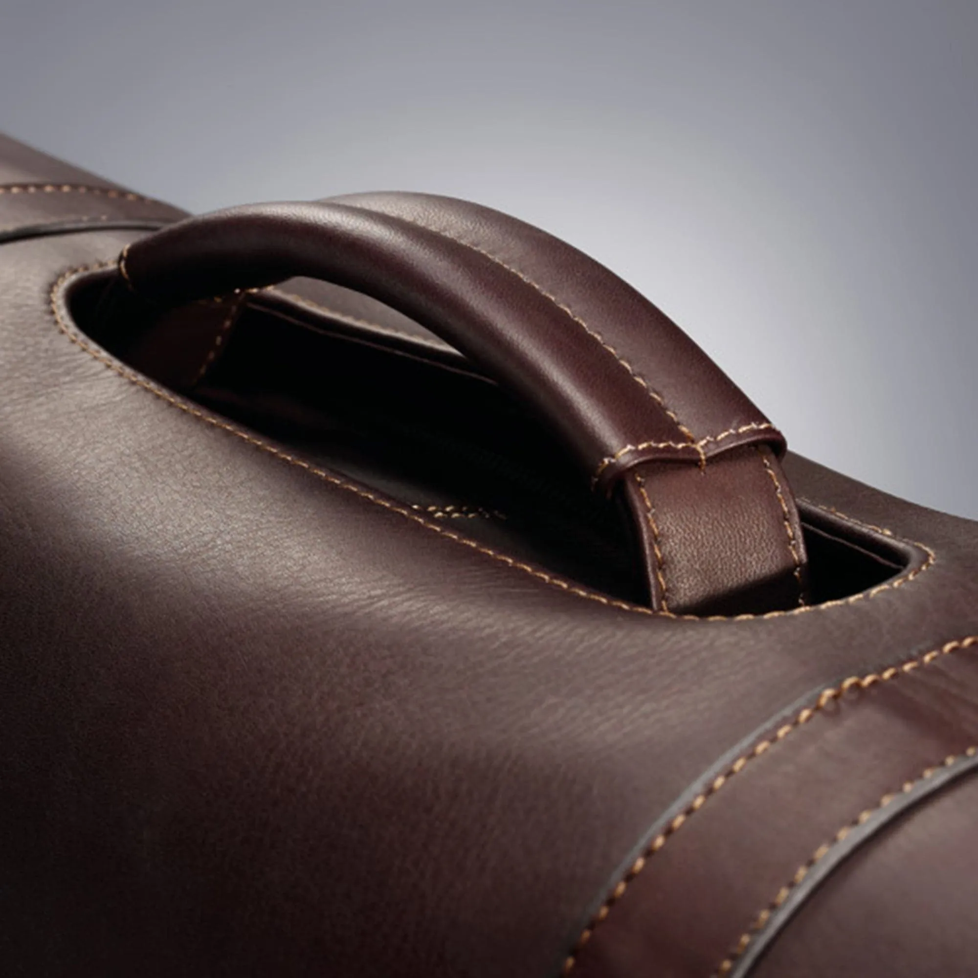 Samsonite Leather Business Cases Colombian Leather Flapover Case
