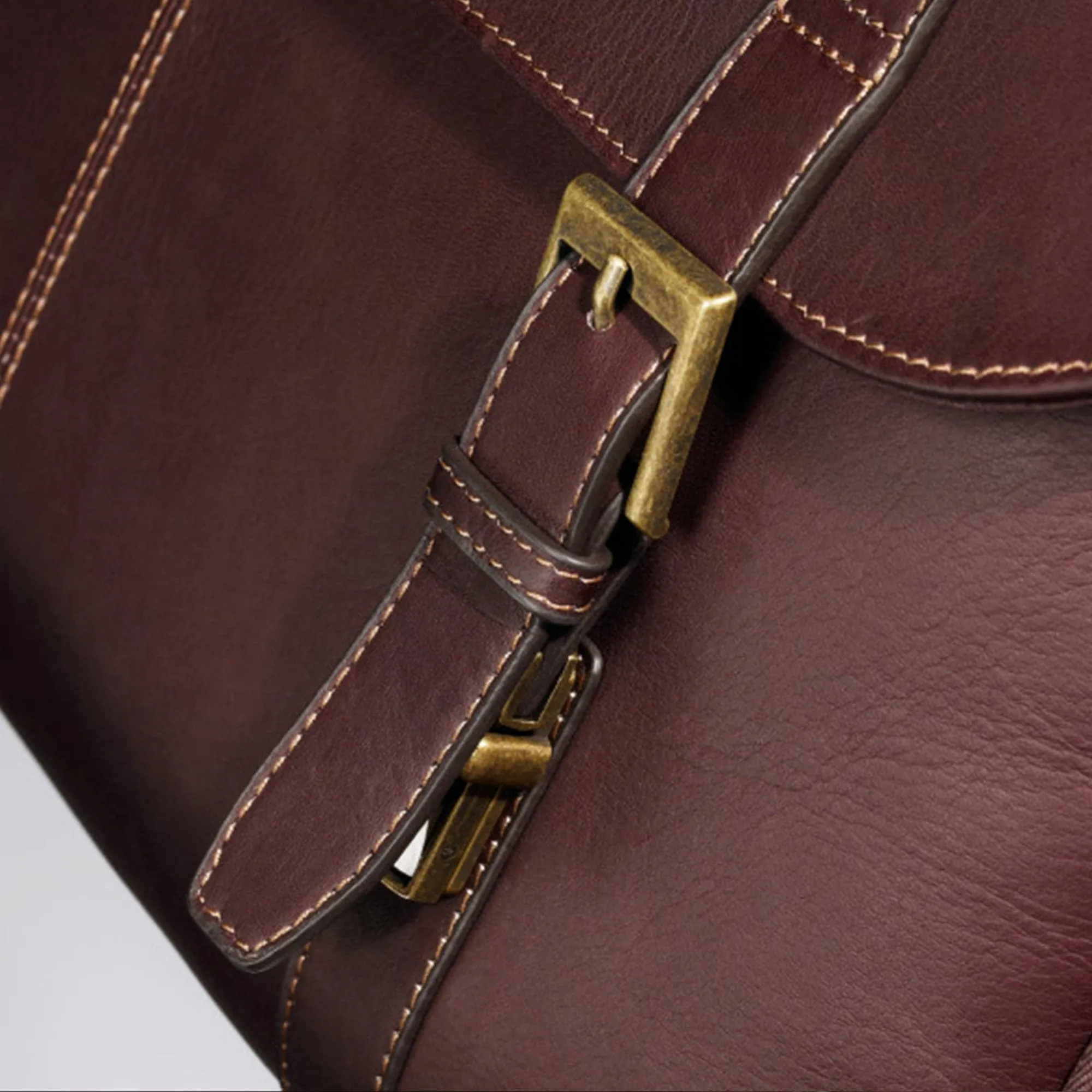Samsonite Leather Business Cases Colombian Leather Flapover Case