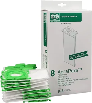 Sebo K Series Vacuum Cleaner Bags (Pack of 8) 6629ER (Genuine)