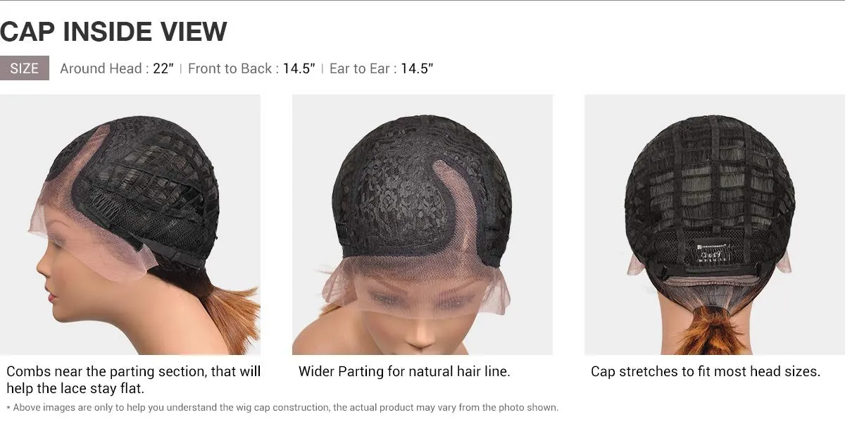 Sensationnel Butta Lace Wigs - Unit 10 Extra Wide 5 Inch Deep Parting Synthetic Preplucked Hairline Glueless Lacefront (1 JETBLACK)