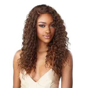 Sensationnel Butta Lace Wigs - Unit 10 Extra Wide 5 Inch Deep Parting Synthetic Preplucked Hairline Glueless Lacefront (1 JETBLACK)
