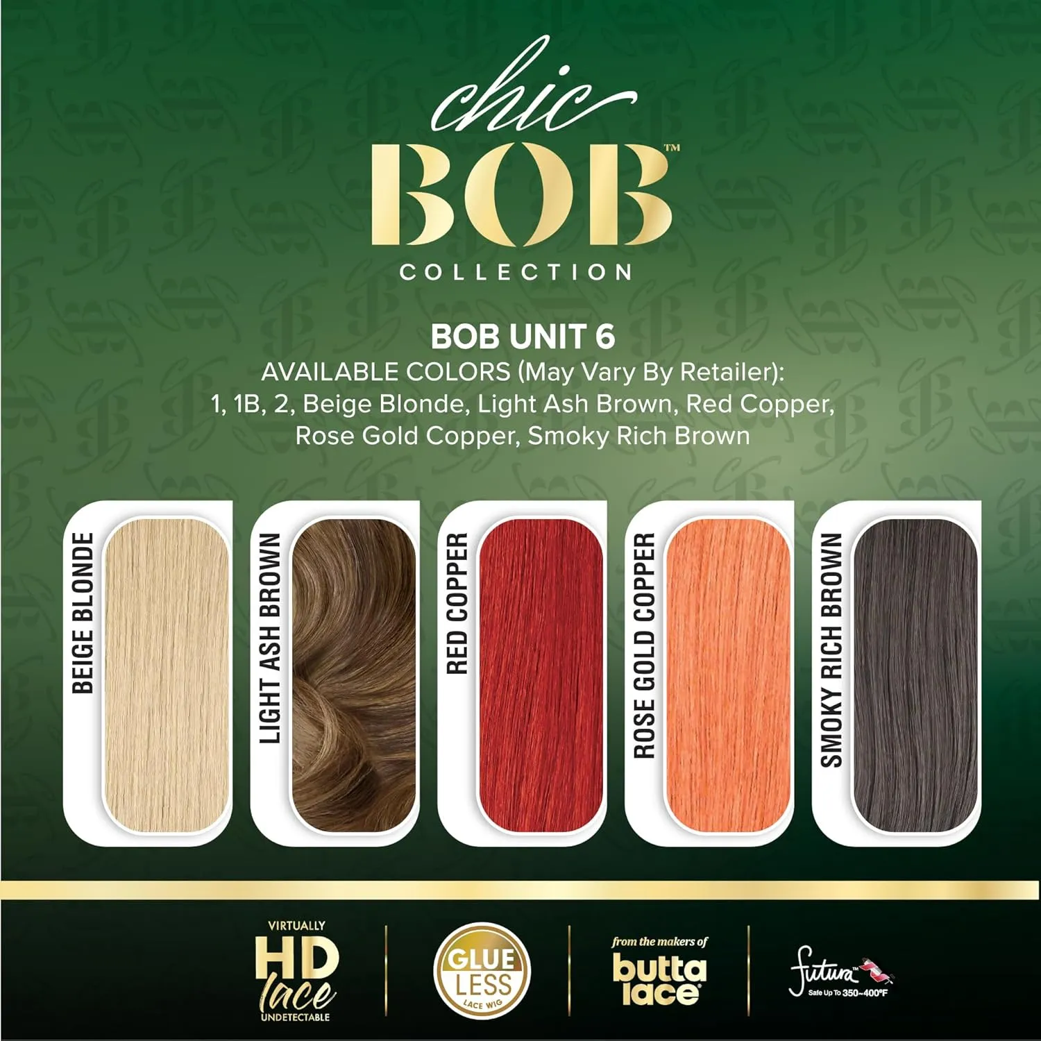 Sensationnel Chicbob Lace Frontwig - Bob Unit 6 Face Framing Glueless Wig Wide 5 Inch Deep Part Synthetic Preplucked Hairline (1 JETBLACK)