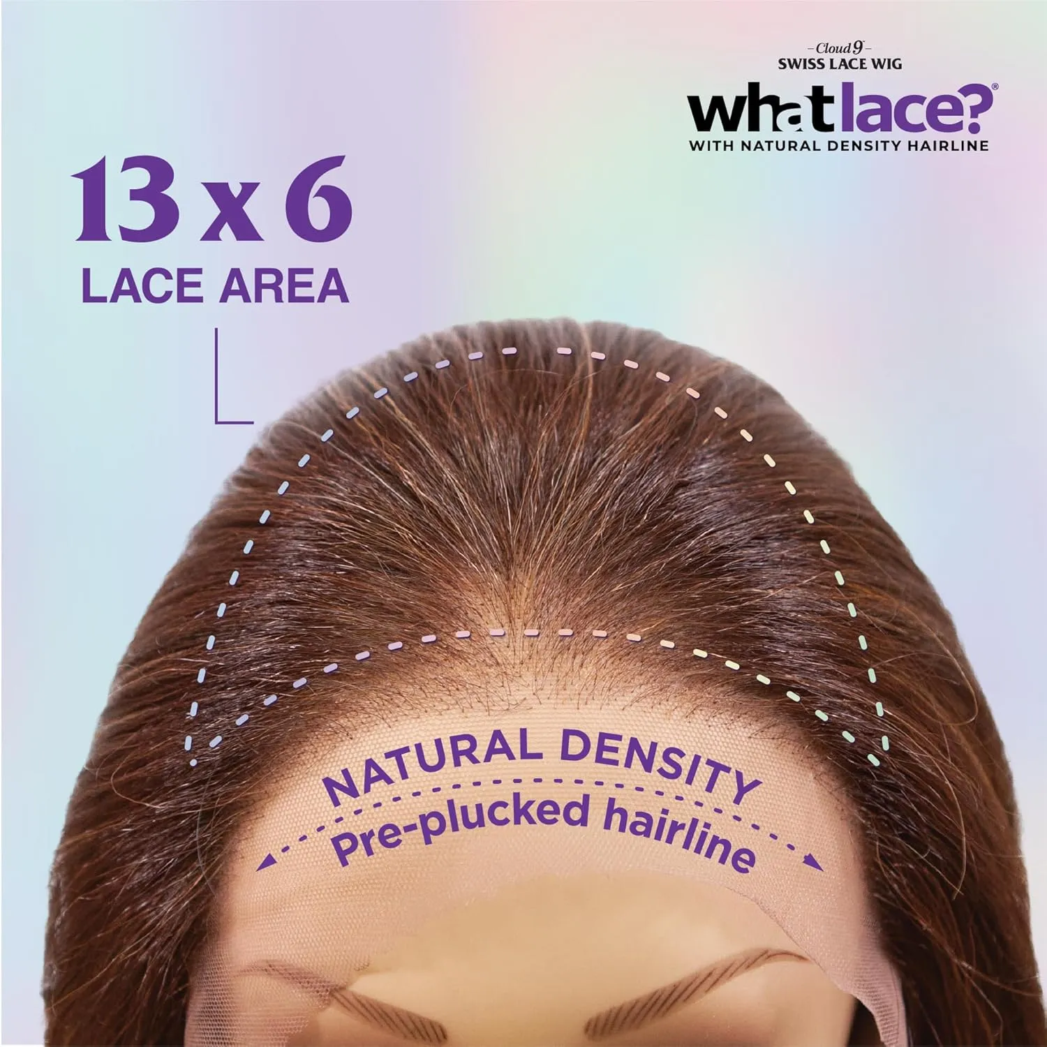 Sensationnel What Lace 13X6 Wigs - Glenna Lacefrontal Hand Tied Glueless Synthetic With Natural Density Preplucked Hairline (LIGHTASHBROWN)