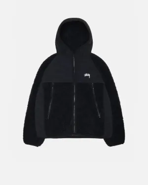 Sherpa Paneled Hooded Jacket