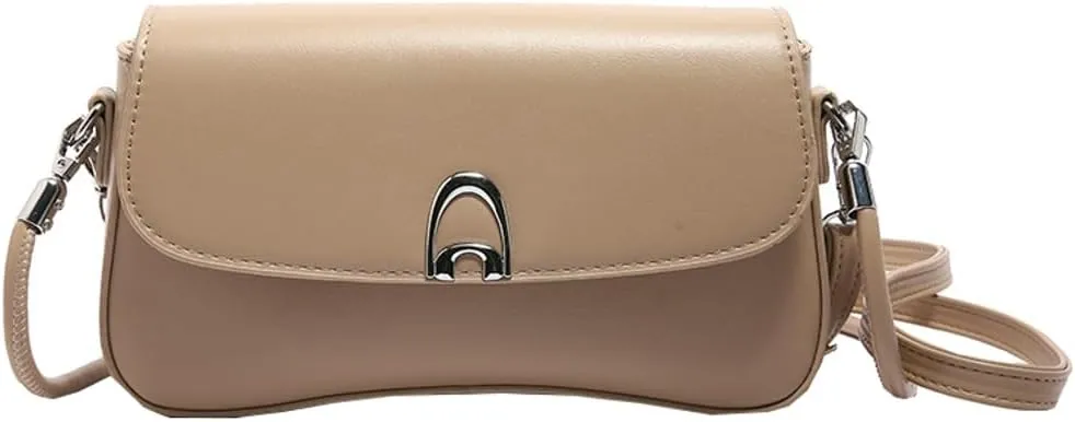Shoulder Bag for Women Crossbody Purses with 2 Removable Straps Trendy Leather Bag Clutch Tote Handbags Saddle Bag