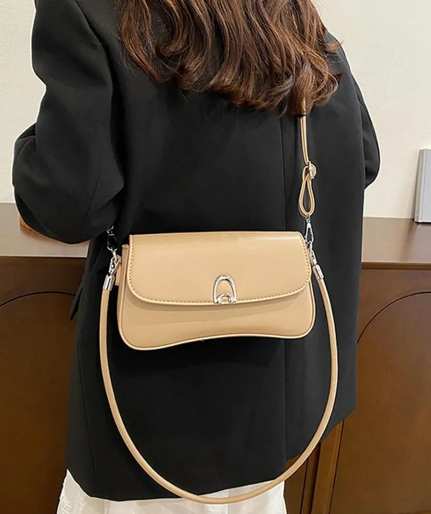 Shoulder Bag for Women Crossbody Purses with 2 Removable Straps Trendy Leather Bag Clutch Tote Handbags Saddle Bag