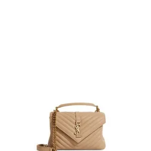 Shoulder End-of-season Bag Beige Wide array Plaque - ESMEE Logo