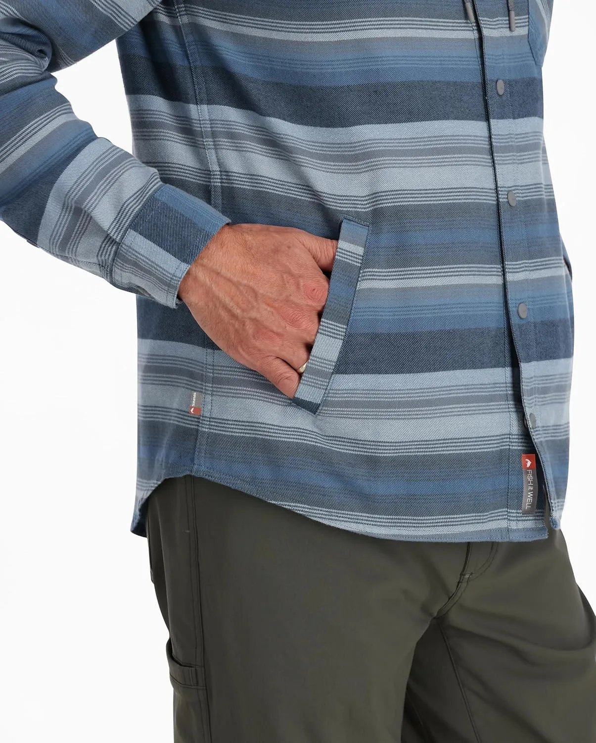Simms Men's Santee Flannel Hoody
