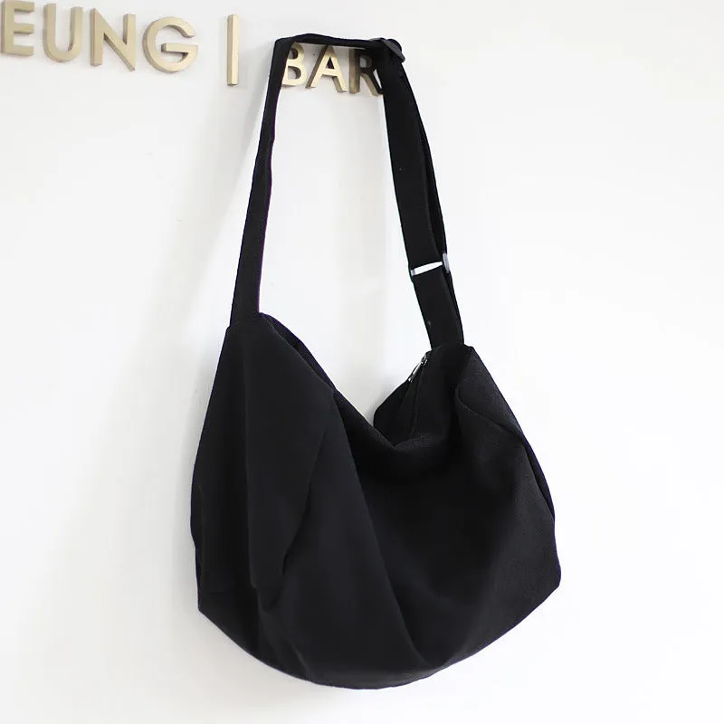 Simple Canvas Leisure Forest Artistic Cloth Crossbody Bags