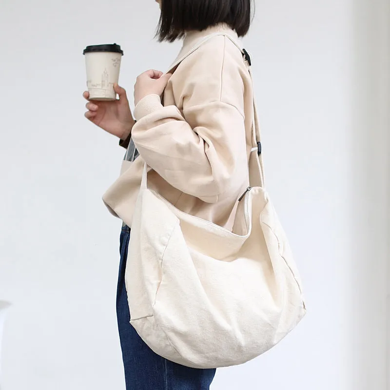 Simple Canvas Leisure Forest Artistic Cloth Crossbody Bags