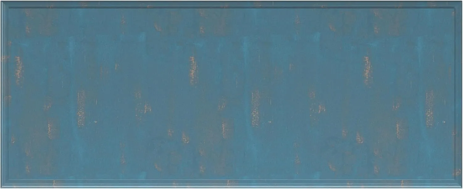 SIMPLIHOME Connaught 40-inch Wide Solid Wood Storage Cabinet in Distressed Coastal Blue for Entryway, Living Room or Bedroom, Organizer for Hats, Gloves, Shoes, Keys, Slim Design, Traditional Style
