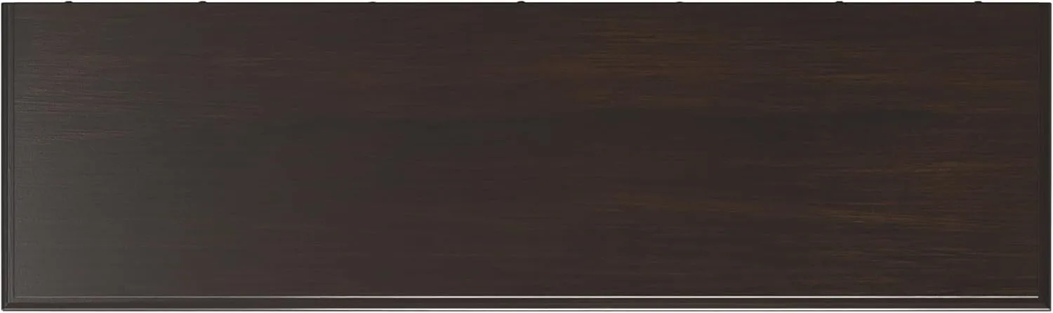 SIMPLIHOME Connaught 51-inch Wide Solid Wood Storage Cabinet in Chestnut Brown for The Entryway, Mudroom or Bedroom, 3 Drawers and Adjustable Shelves, Traditional Style, Space-Saving Design