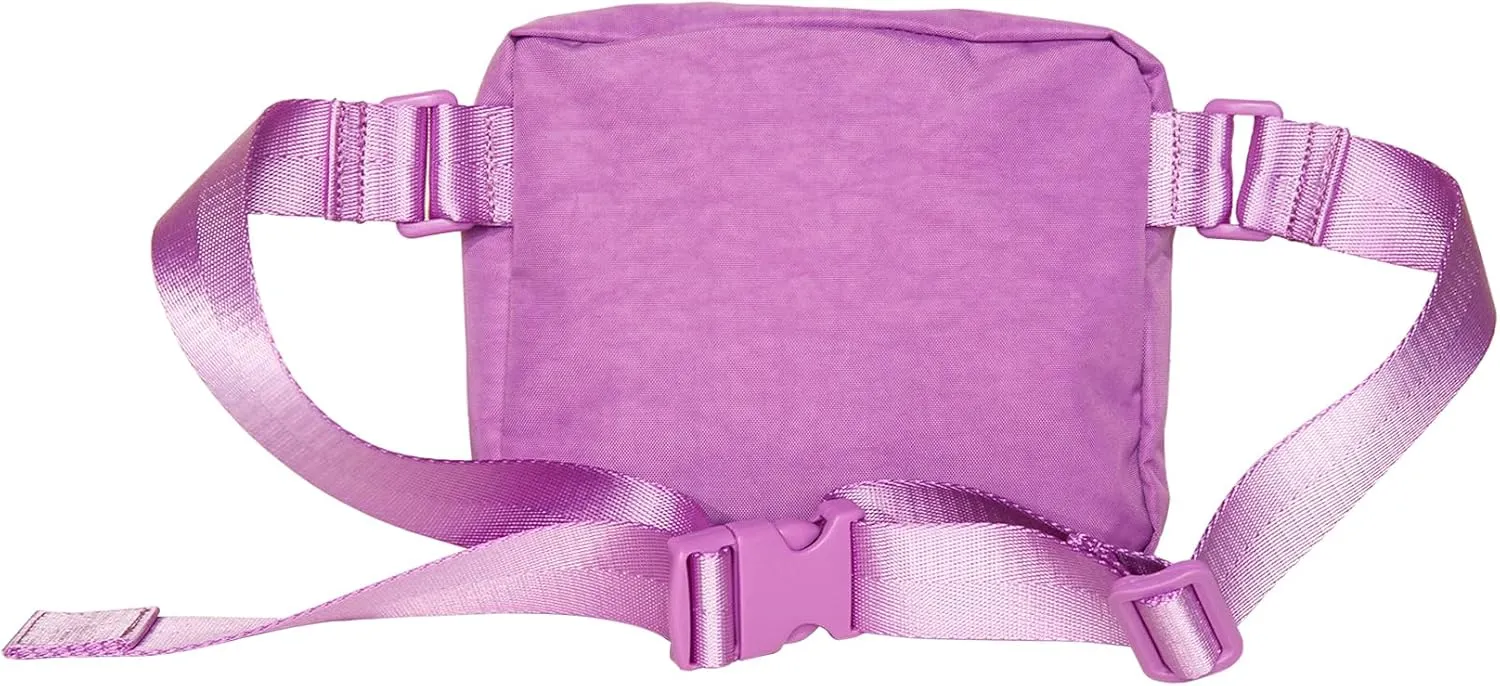 Sleek Hippie Waist Crossbody Fanny Pack Nylon Bag