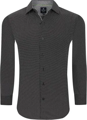 Slim Fit Performance Long Sleeve Geometric