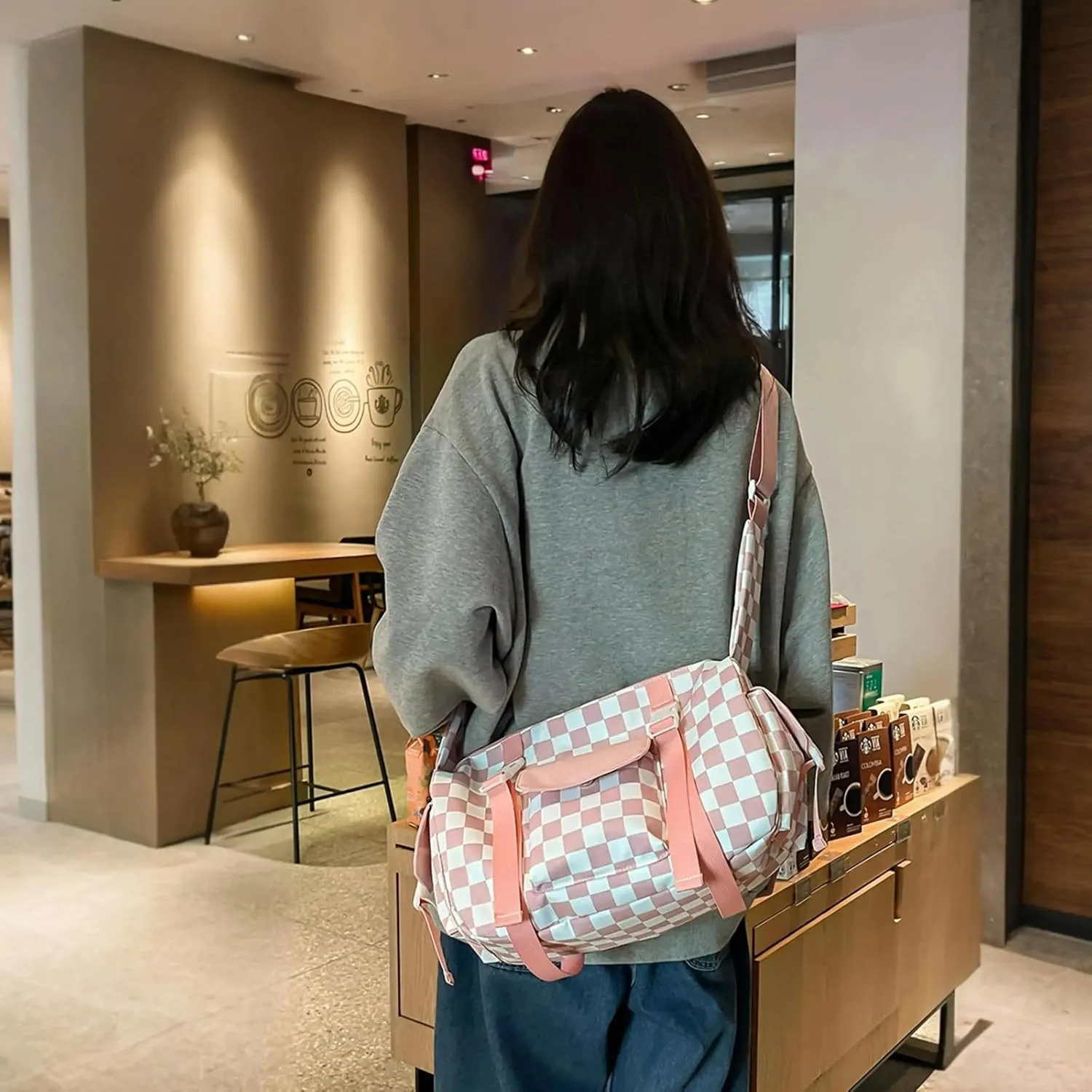 Small Crossbody Bags for Women Fashion Cell Phone Cross body Purses Mini Shoulder Bag Wallet Nylon Purse