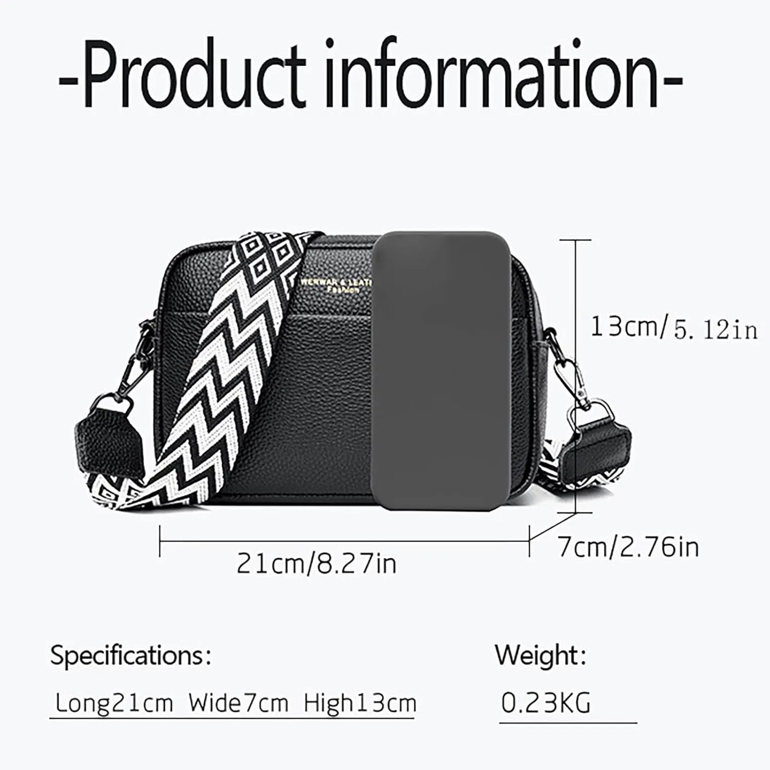 Small Crossbody Bags for Women Trendy Belt Purse Fashion Designer Mini Cute Sling Fanny Chest (0429A-Black, One Size)