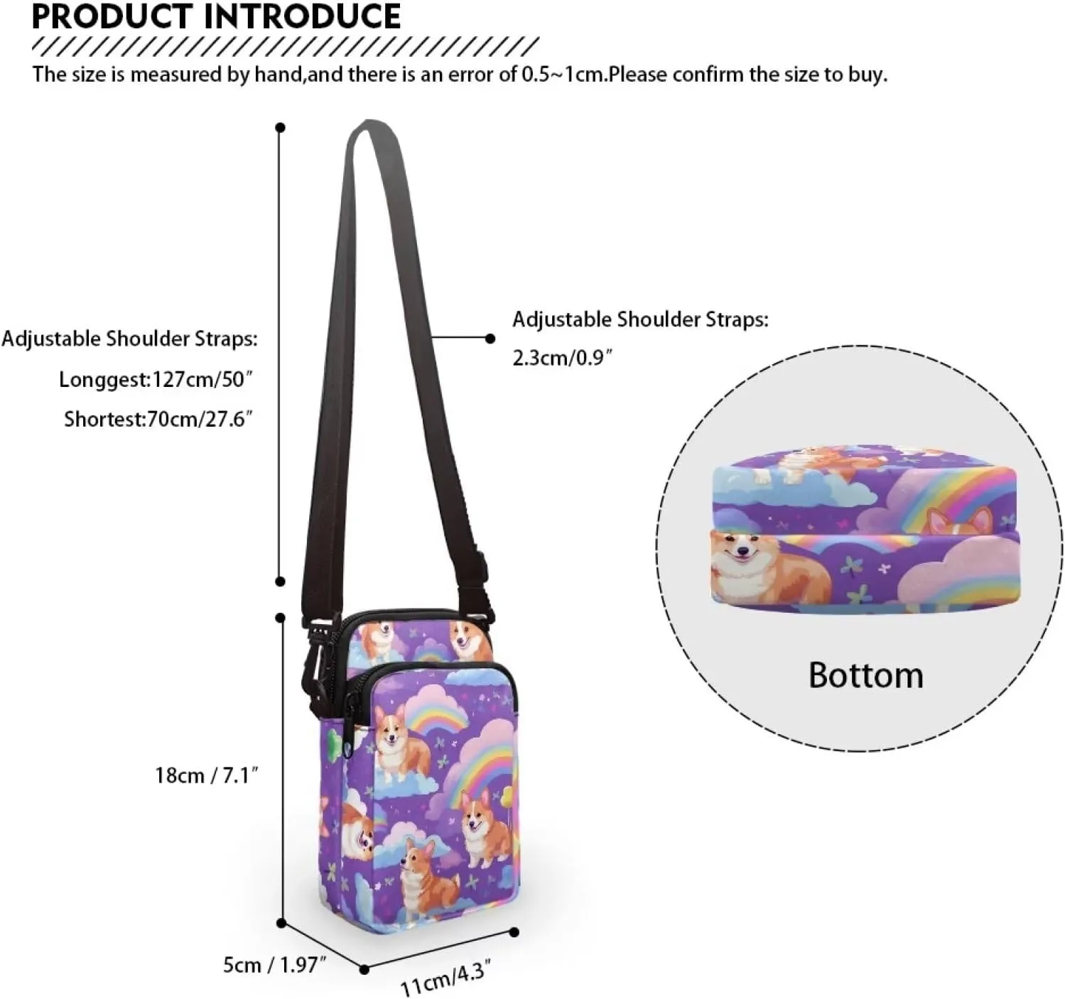 Small Crossbody Purse for Women Kids Shoulder Messenger Bag