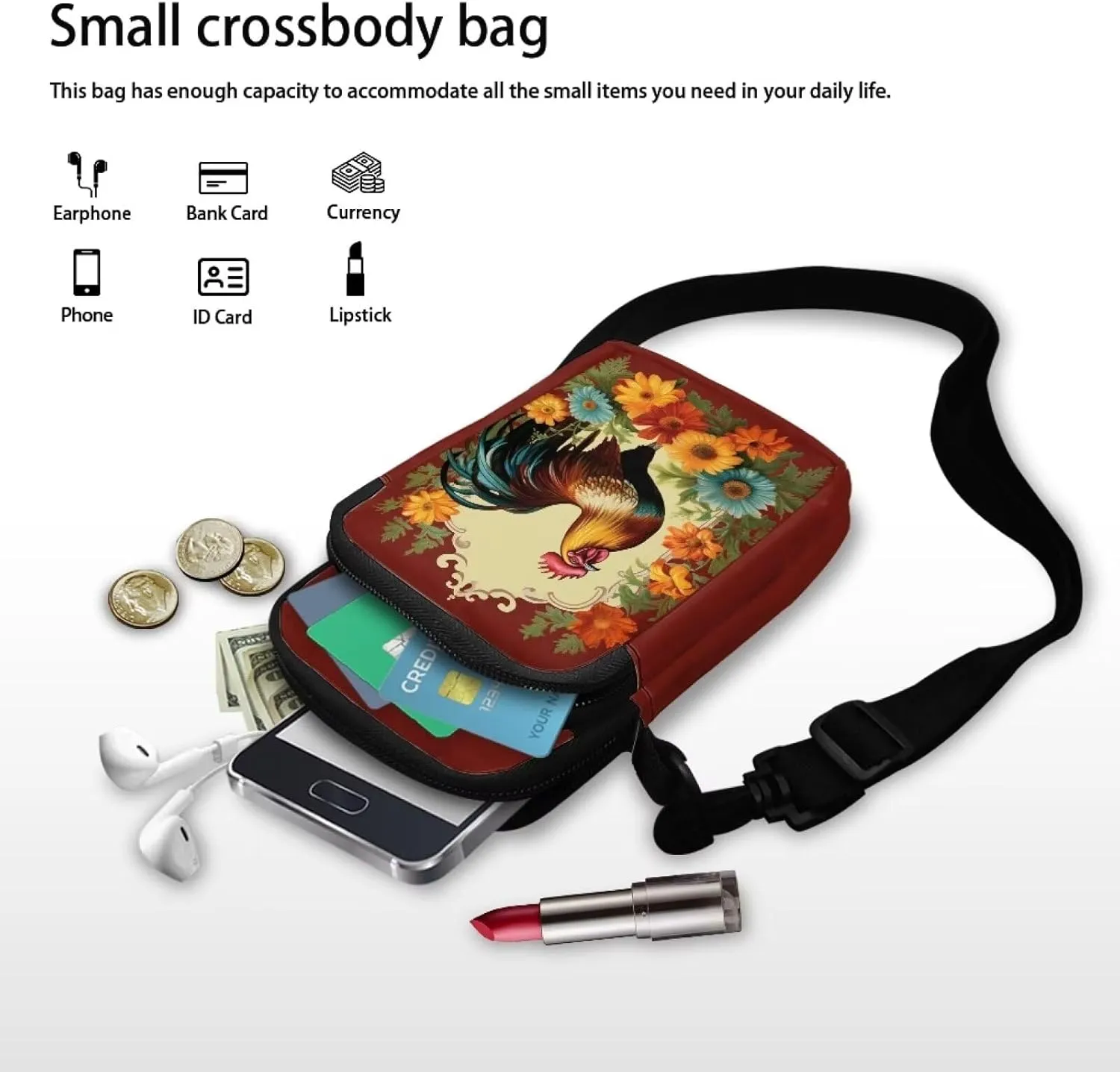 Small Crossbody Purse for Women Kids Shoulder Messenger Bag
