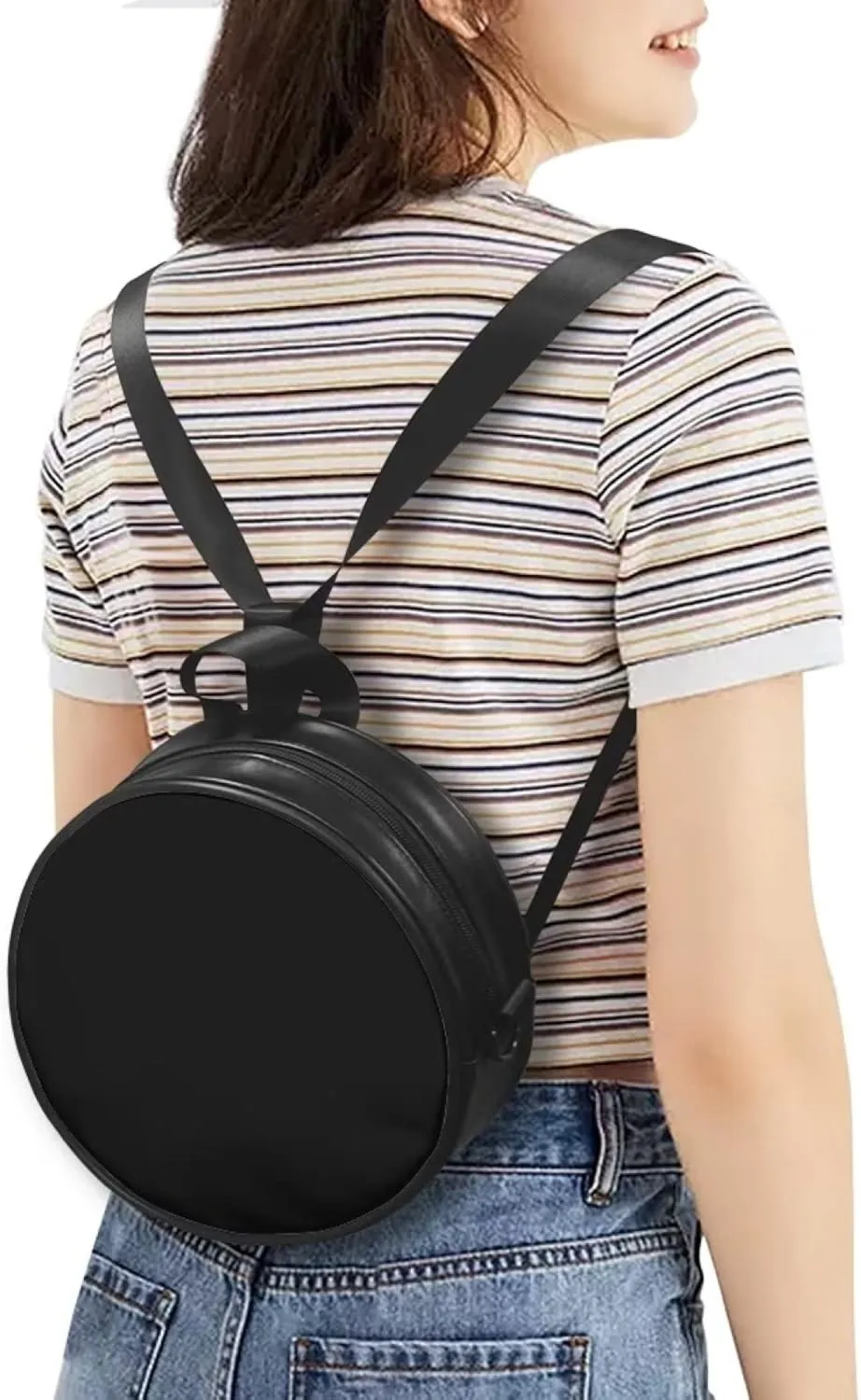Small Crossbody Purse for Women Teen Girls Shoulder Round Bag Circle Purses