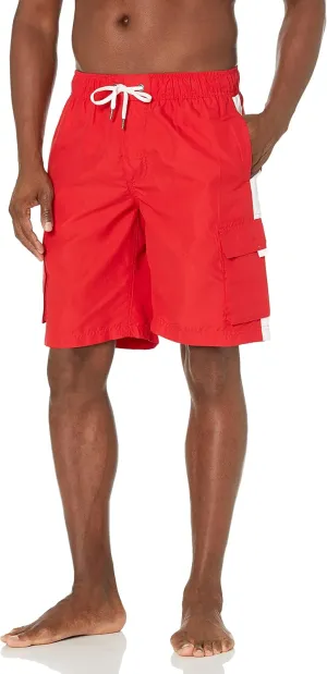 Southpole Men's Quick Dry Water Resistant Cargo Shorts, Inseam 9"