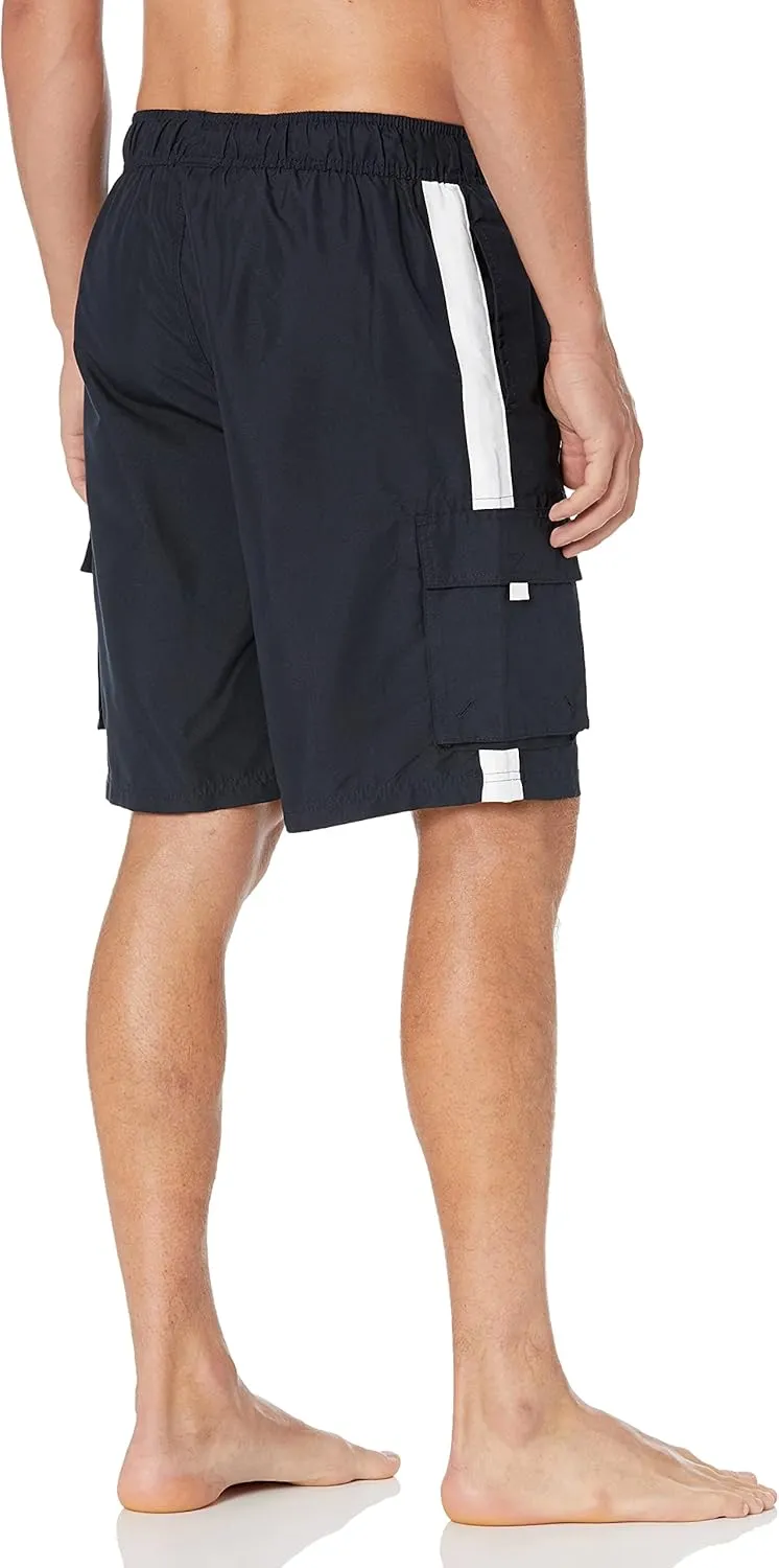 Southpole Men's Quick Dry Water Resistant Cargo Shorts, Inseam 9"