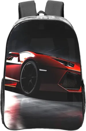 Speed Sport Car Clear Backpack Waterproof Heavy Duty Pvc Transparent Backpack Cute See Through Backpack Clear Bags For College Work Travel